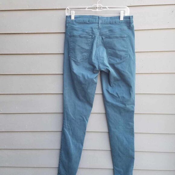 GAP True Skinny Green (Teal) Jeans size 29T - Picture 2 of 11